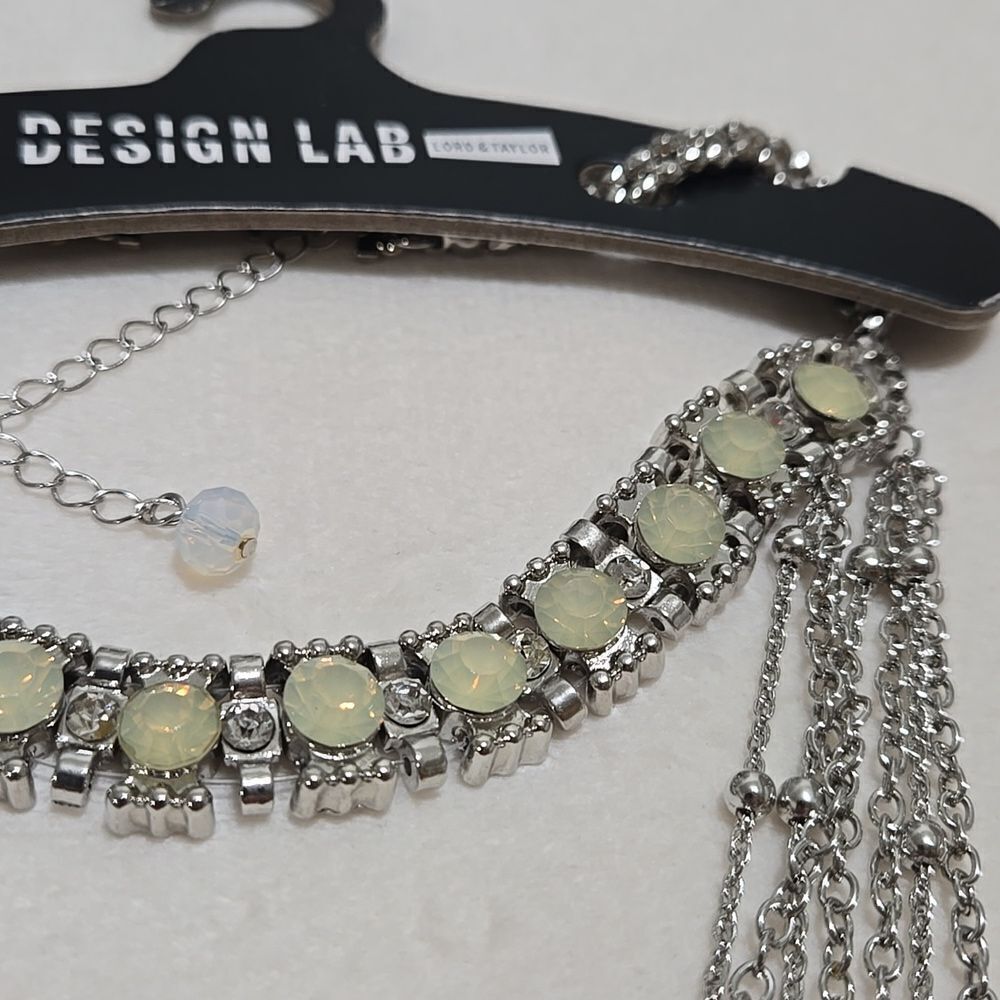 Design Lab Lord & Taylor Silver Multi-Layer Necklace